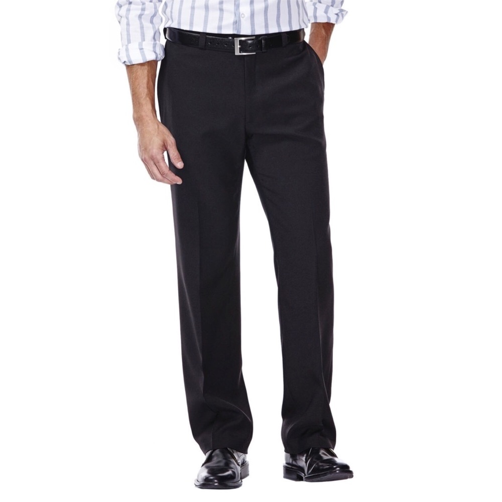 Haggar® Classic-Fit Flat-Front Dress Pants